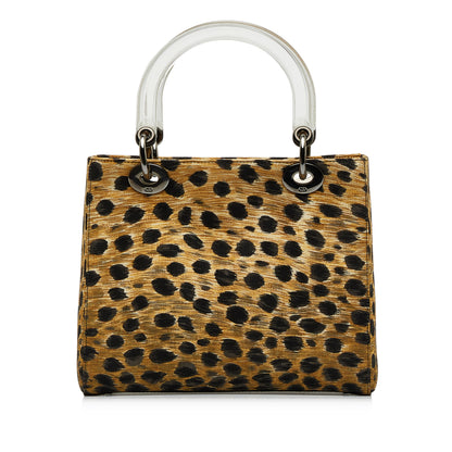 Dior 2Way Lady Dior Medium Animal Print