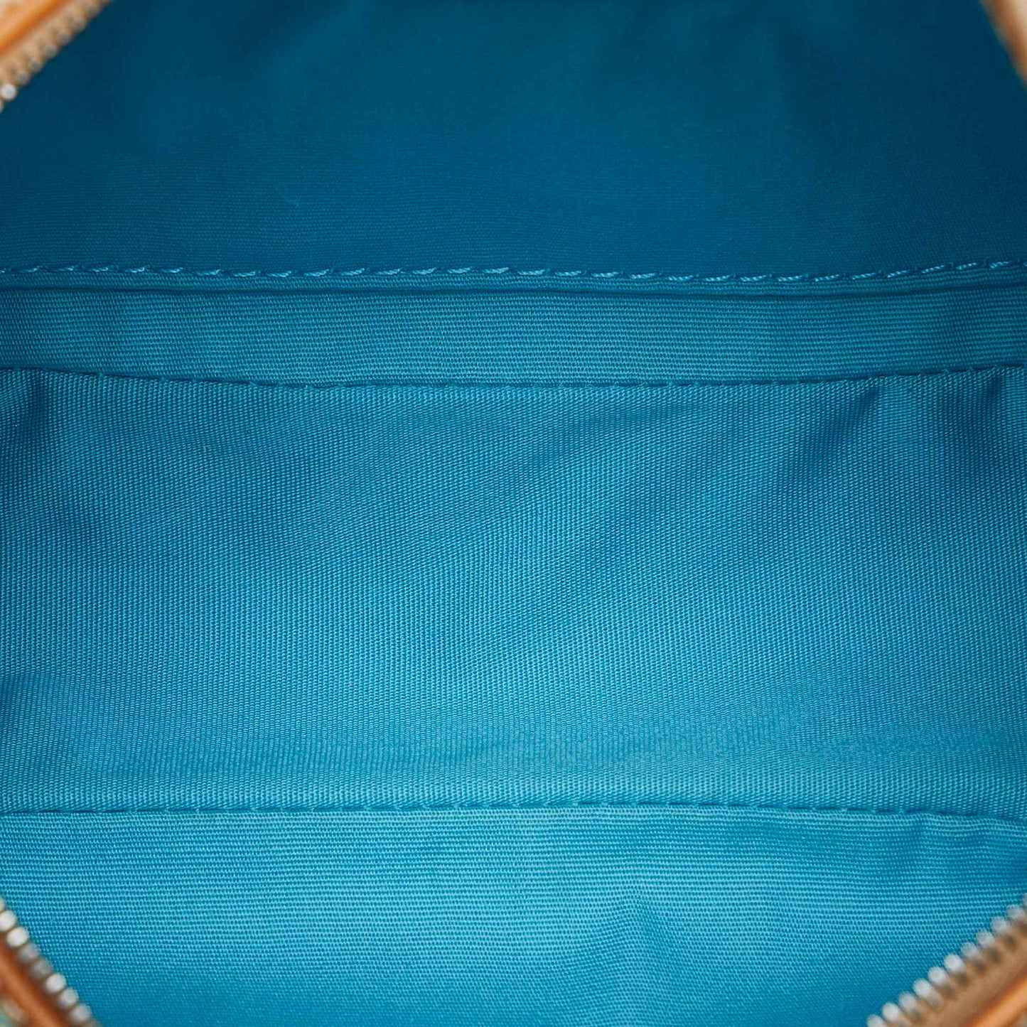 Céline Blue Triomphe Canvas Baguette