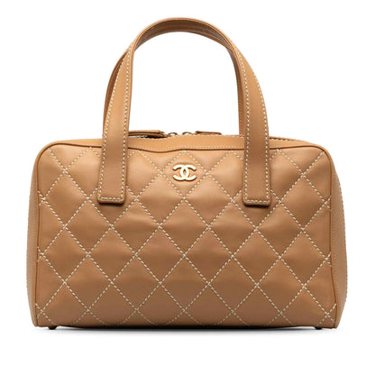 Chanel Wild Stitch Lambskin Handbag 2003-2004