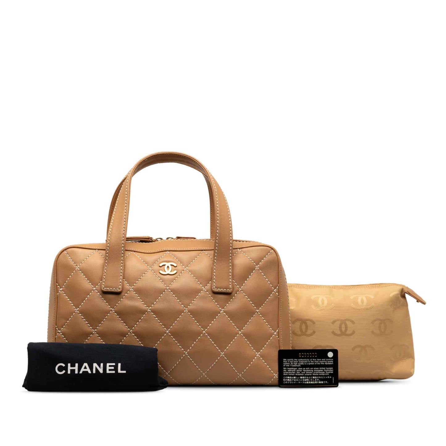 Chanel Wild Stitch Lambskin Handbag 2003-2004