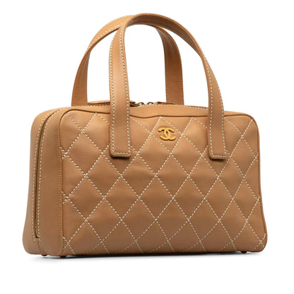 Chanel Wild Stitch Lambskin Handbag 2003-2004