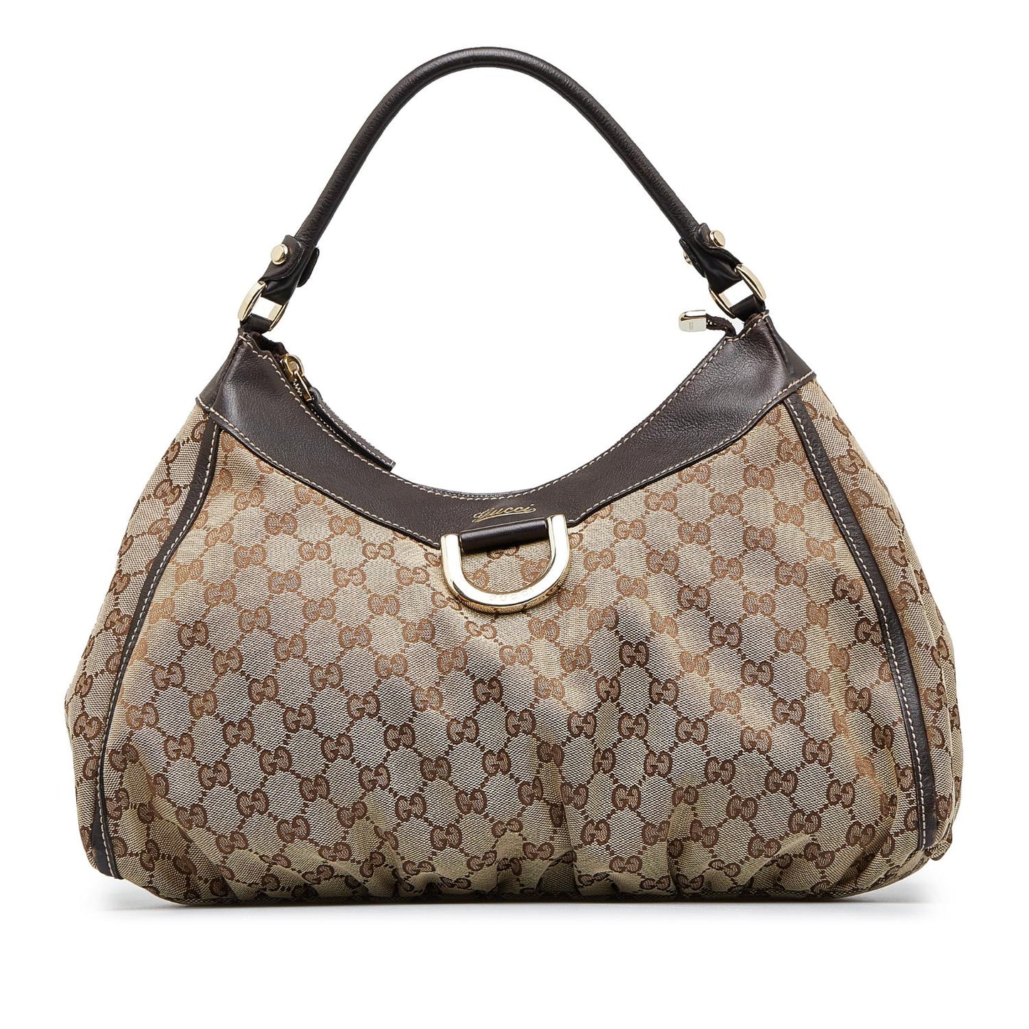 Gucci GG Canvas Abbey D-Ring Shoulder Bag