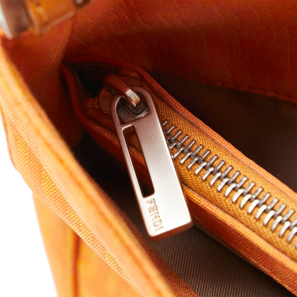 Fendi FF Lock Zucchino Shoulder Bag